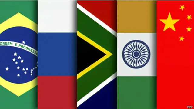 ब्रिक्स देशों के राष्ट्रध्वज