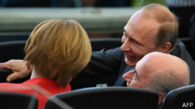 Меркель и Путин