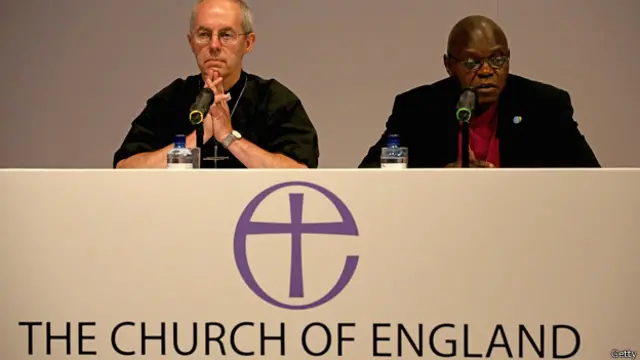 Los arzobispos de Canterbury, Justin Welby, y York, John Sentamu