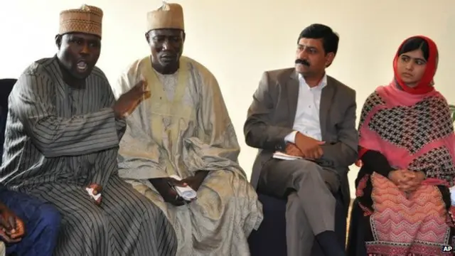 Malala Yousafzai bertemu keluarga korban penculikan di Nigeria
