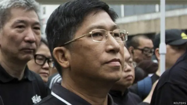 香港《明报》首席执行总编钟天详(资料照片)