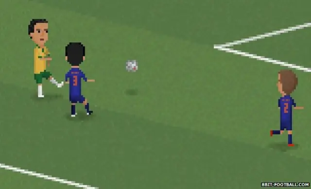 El australiano Tim Cahill anota ante Holanda uno de los mejores goles del torneo.