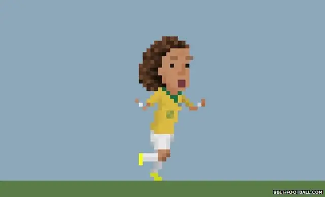 Antes de la gran eliminación. David Luiz celebra el gol de la victoria brasileña ante Colombia.