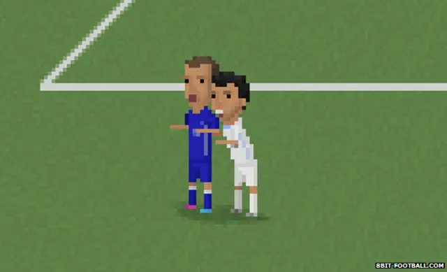 El mordisco del uruguayo Luis Suárez al italiano Giorgio Chiellini. "Cuando puse la imagen, fue compartida por mucha gente", dijo Toscano.