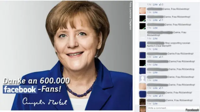 Фейсбук Меркель