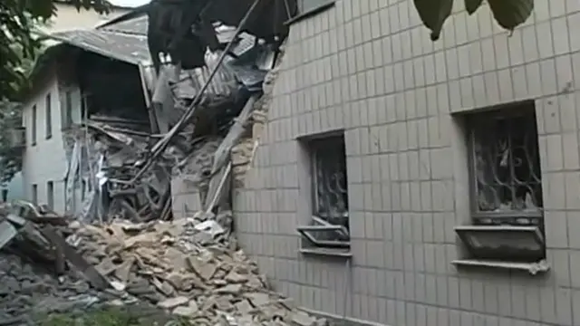 Разрушенное здание