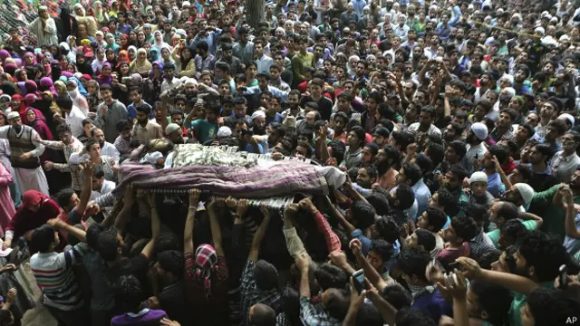 कश्मीर में प्रदर्शन