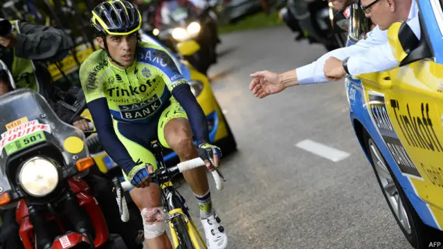 Contador, en el Tour