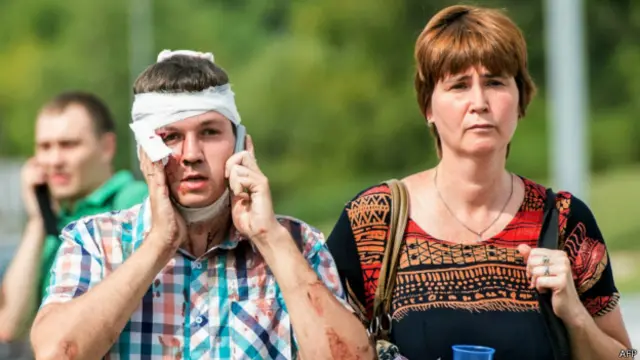 Ранения в результате аварии получили более 160 человек, некоторым помощь оказали на месте