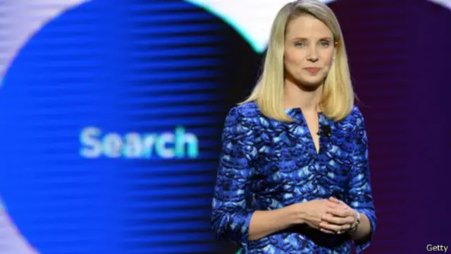 أسهم ياهو ارتفعت في البورصة رغم تراجع الإيرادات. 