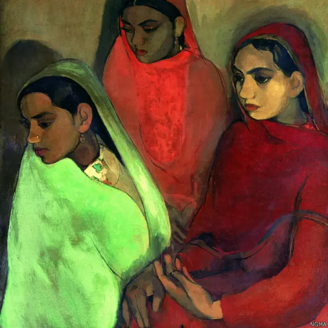 अमृता शेरगिल, ग्रुप ऑफ़ थ्री गर्ल्स