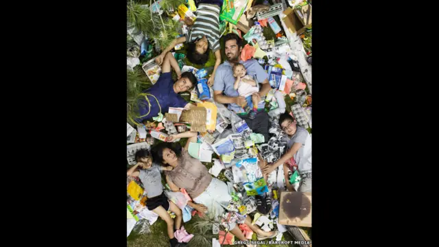 Joya, Santiniketa, Rabindranath, Chandramoha, Ben, Bodihisattba e Omjabarindra (Gregg Segal / Barcroft Media)