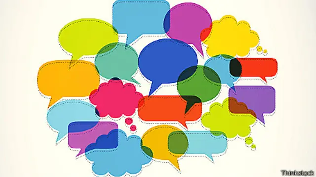 Íconos de redes sociales.