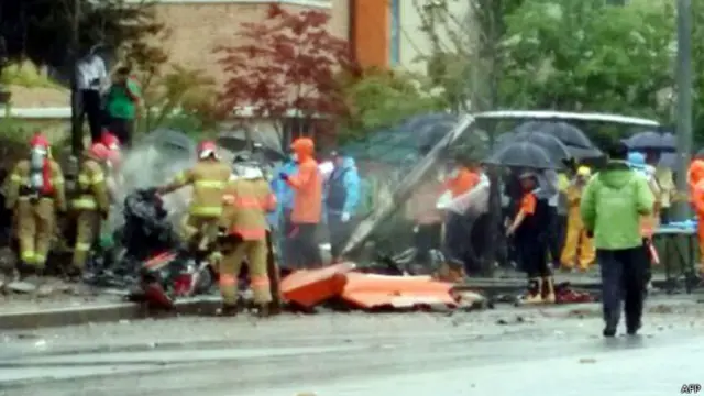 直升机坠毁造成至少三人死亡（17/07/2014）