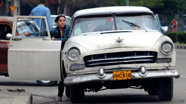 Auto en la Habana