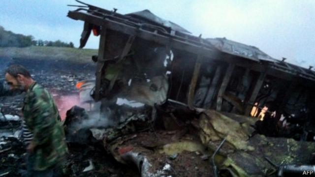 Destroços do voo MH17 (AFP)