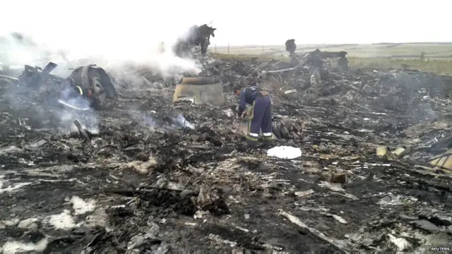 马航MH17客机在乌克兰坠毁