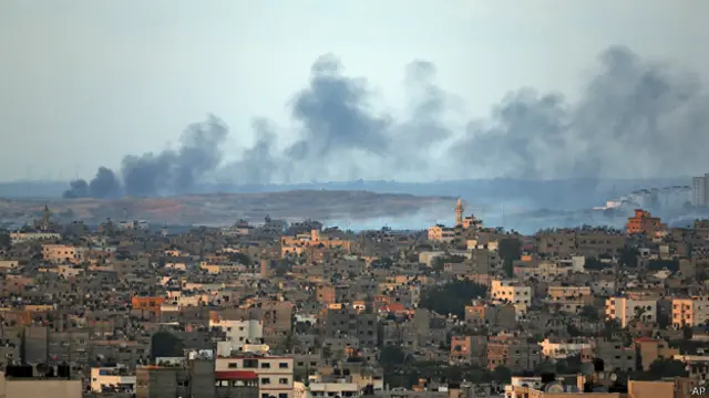 bombardeo israeli en la franja de gaza