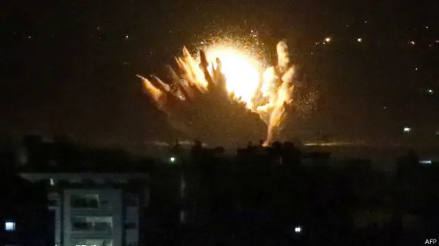 以色列導彈擊中加沙房屋