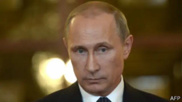 El presidente de Rusia Vladimir Putin.