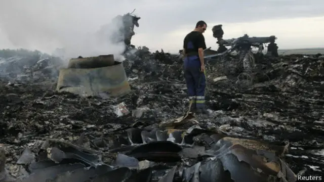 Restos del avión