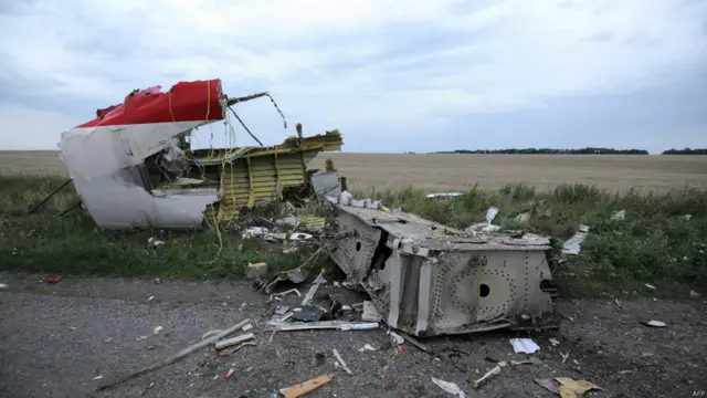 MH17客机残骸