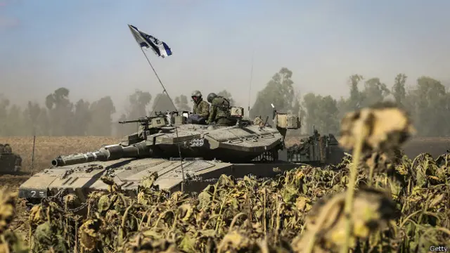 Tanques israelíes