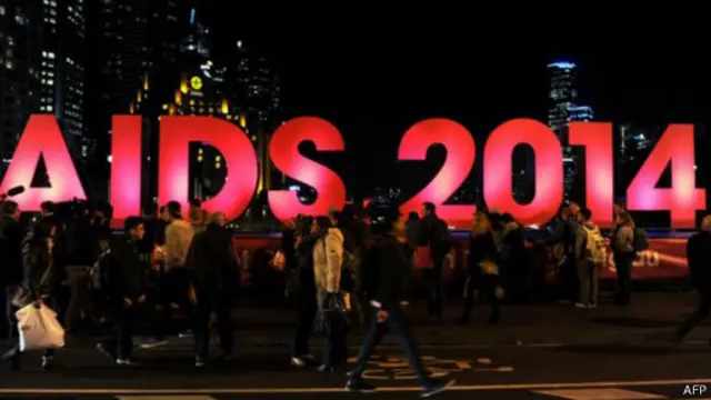 شعار مؤتمر الإيدز العالمي في استراليا