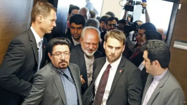 شهد مكان المحادثات إجراءات أمنية مشددة