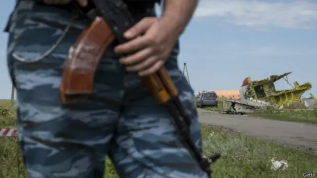 Обломки самолета