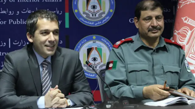 صدیق صدیقی سخنگوی وزارت داخله و اسدالله از مقام های پلیس ترافیک کابل