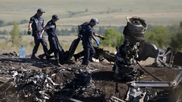 Обломки "Боинга"