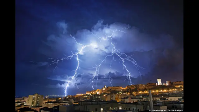 سارڈینیا میں طوفان