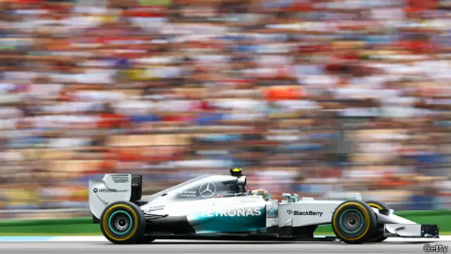 Rosberg en su Mercedes