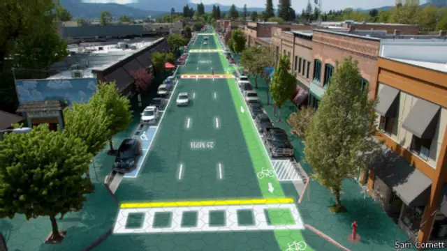 Магистраль из панелей