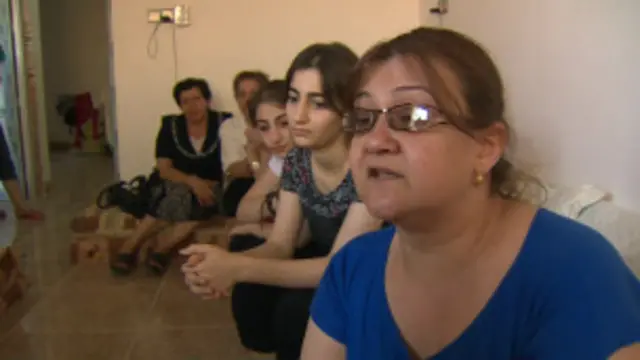 família cristã no Iraque | BBC