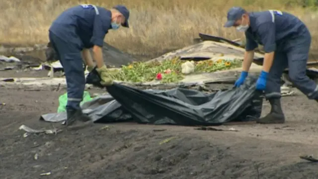 لقي جميع الركاب الذين كانوا على متن طائرة خطوط الطيران الماليزية وعددهم 298 راكبا مصرعهم