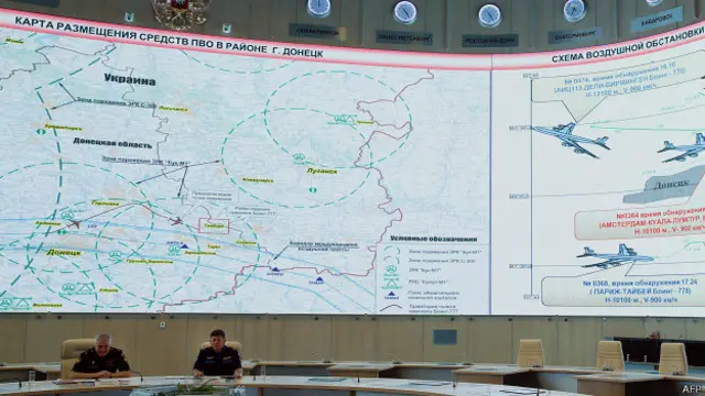 Брифинг представителей генштаба РФ
