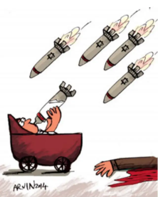 کارتون آروین، شرق