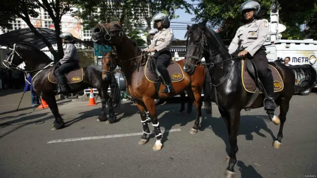 Suasana di sekitar KPU