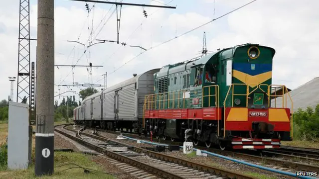 运送遇难者遗体的火车