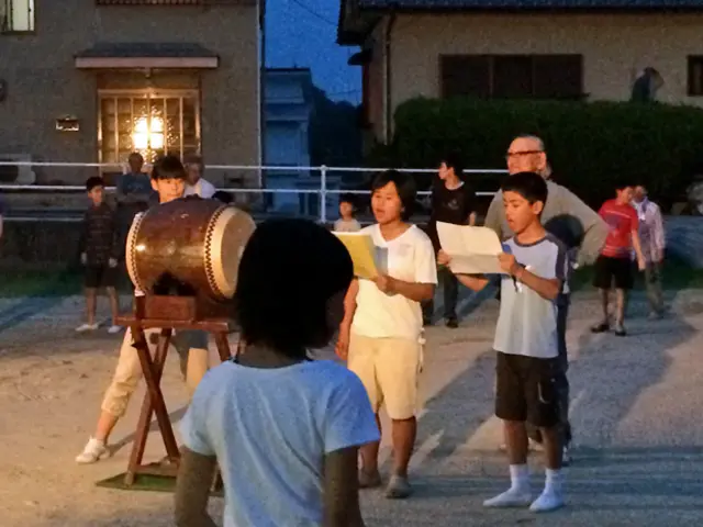 村民排练白石传统舞