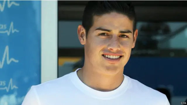 سجل رودريغيز ستة اهداف في بطولة كأس العالم الاخيرة في البرازيل