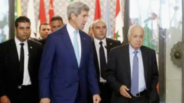 سیکرٹری خارجہ جان کیری نے کہا ہے کہ مصر کی جانب سے تجویز کردہ ایک منصوبے سے جنگ بندی کی بنیاد رکھی جا سکتی ہے