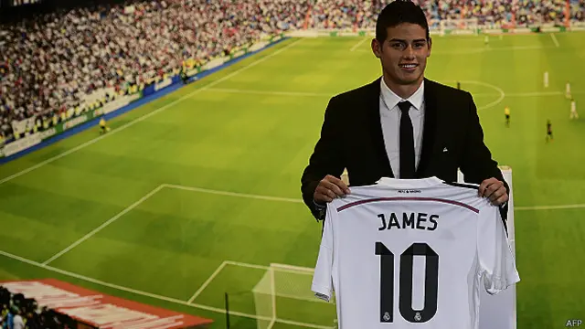 James anotó seis goles para guiar a Colombia hasta los cuartos de final de Brasil 2014.