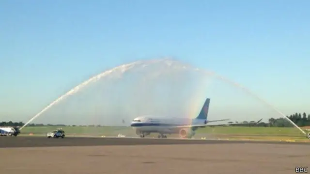 来自北京的航班受到欢迎