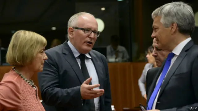 Chanceleres europeus (AFP)