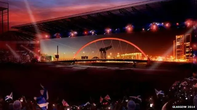 ग्लासगो में उद्घाटन समारोह