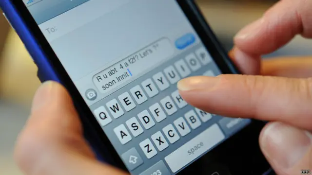 Набор текстового сообщения