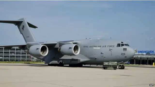 ऑस्ट्रेलियन एअर फोर्स का विमान
